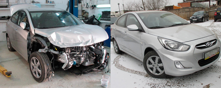 Ремонт и покраска Hyundai